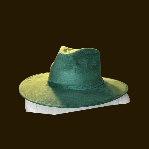 Rancher Vegan Suede Hat : Baby Pink / Large