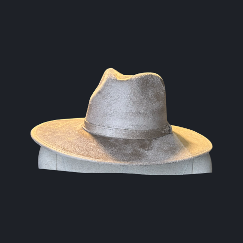 Rancher Vegan Suede Hat : Baby Pink / Large