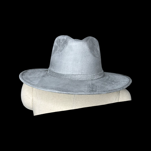 Rancher Vegan Suede Hat : Baby Pink / Large