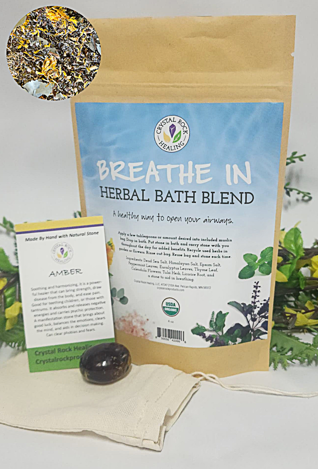 Bath Blend Organic- Breathe In