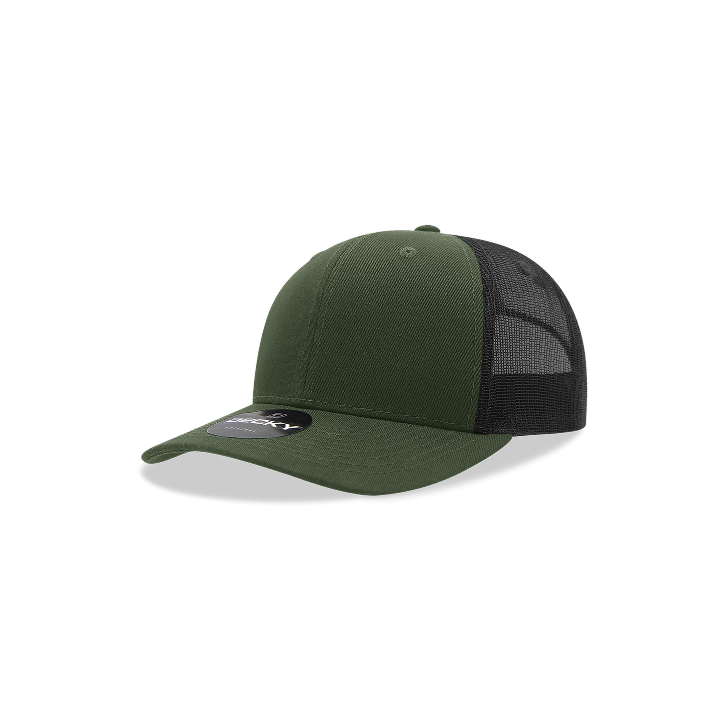 Kids, Youth Classic Trucker, Snapback Hat - Decky 5019: Woodland Camo