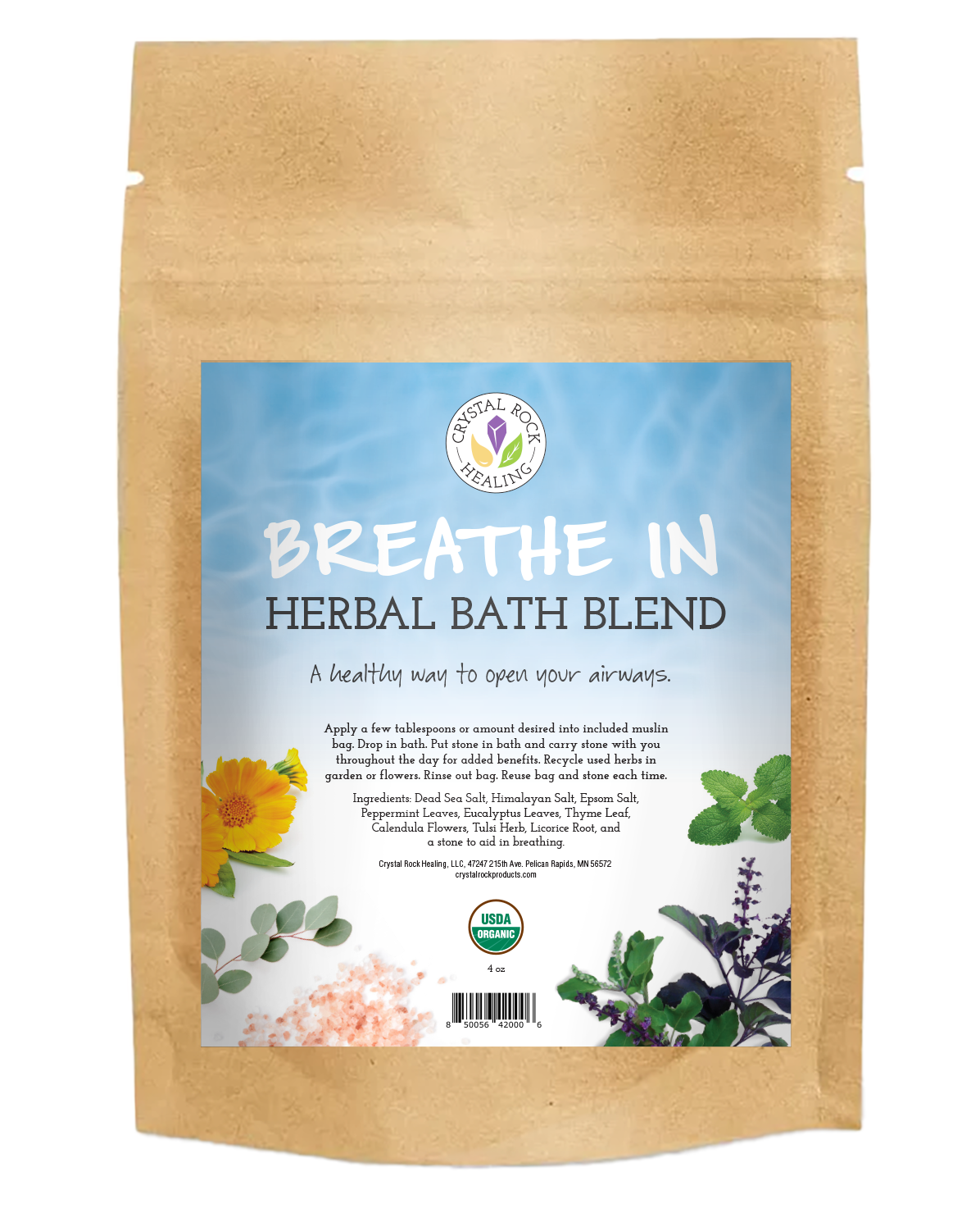 Bath Blend Organic- Breathe In