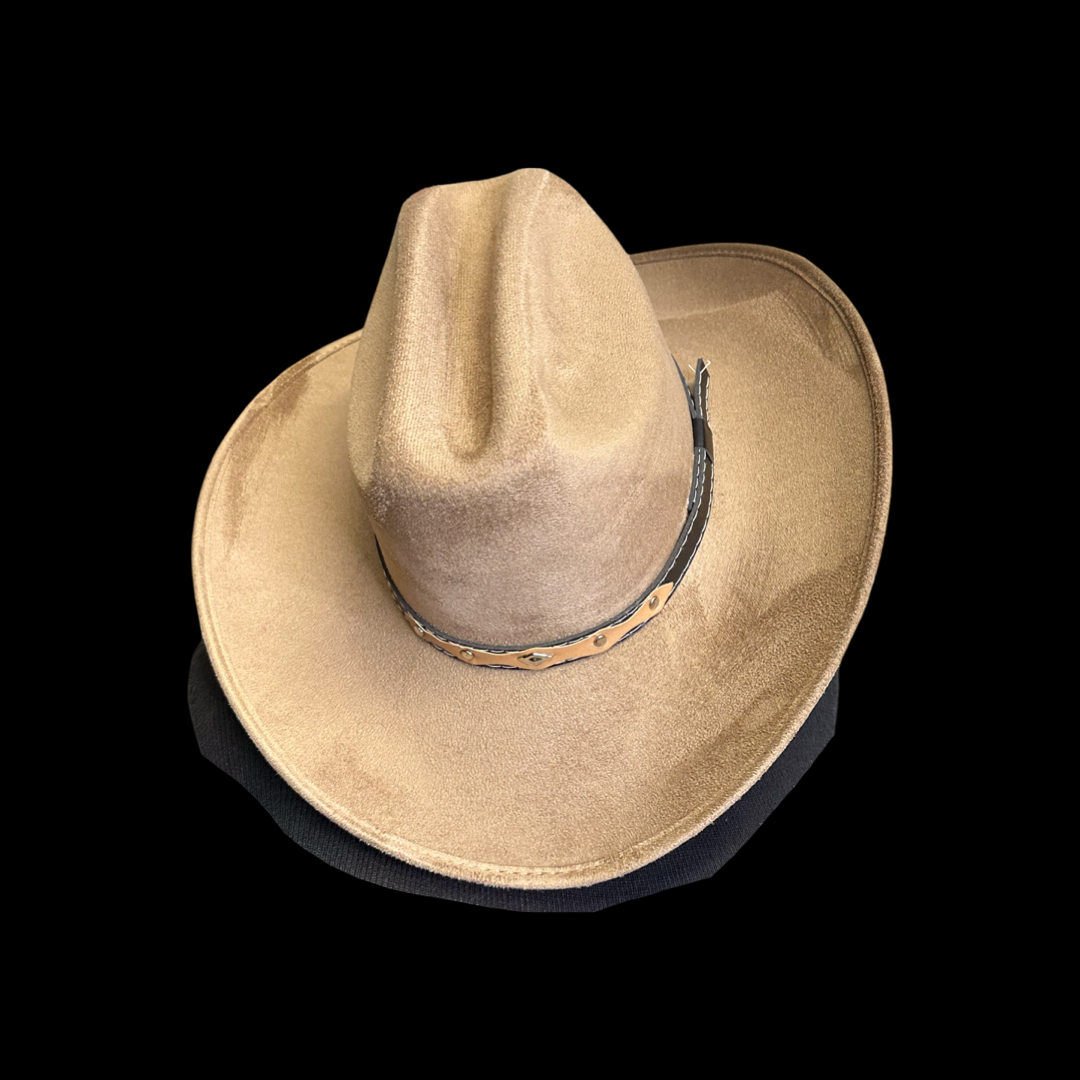 Yellowstone Cowboy Vegan Suede: Ivory / Large