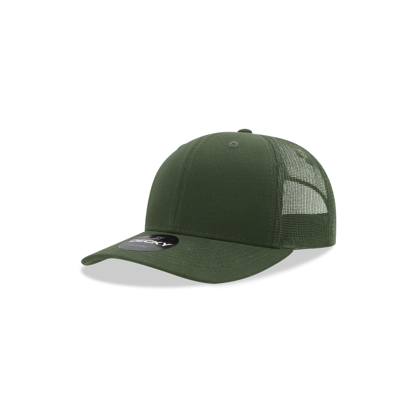 Kids, Youth Classic Trucker, Snapback Hat - Decky 5019: Woodland Camo