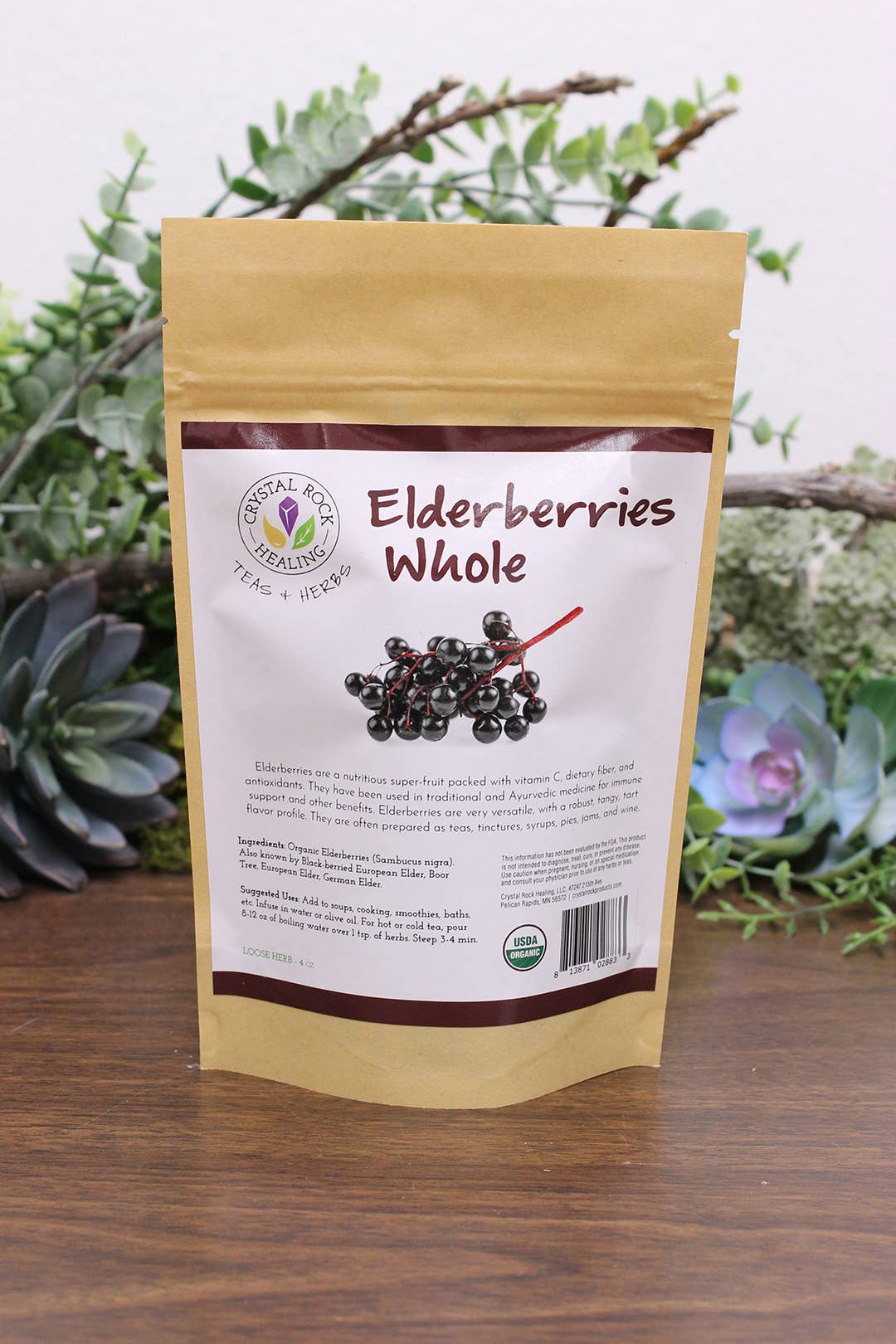 Elderberries Loose Herb 4oz Organic