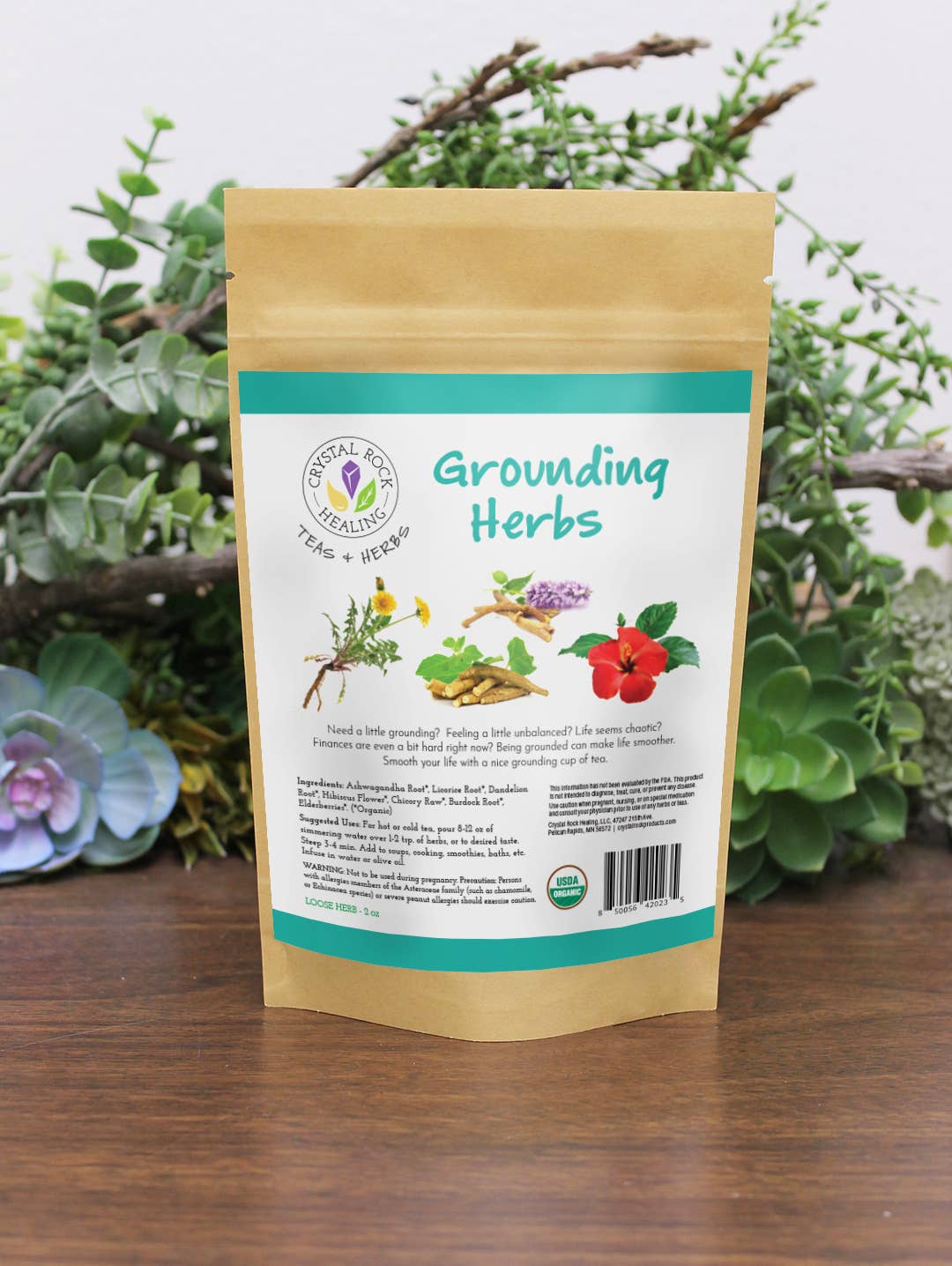 Grounding Loose Herb 2oz Organic