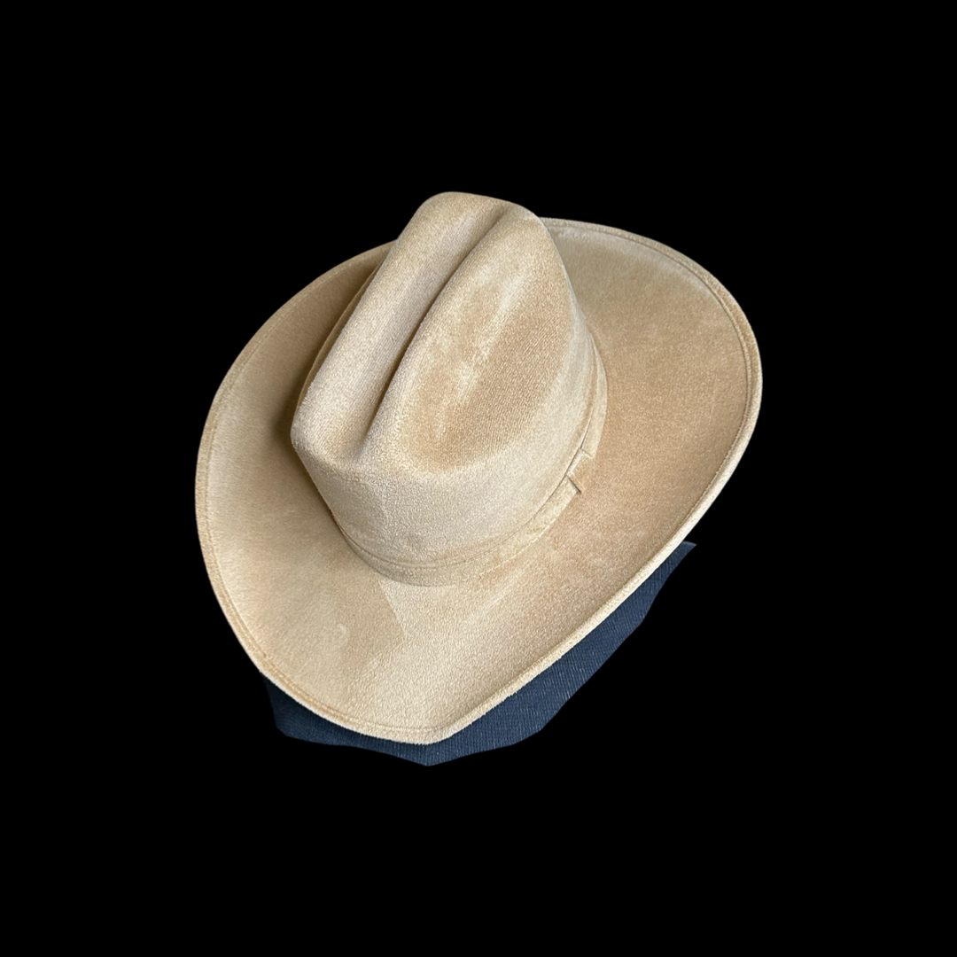 Yellowstone Cowboy Vegan Suede: Ivory / Large