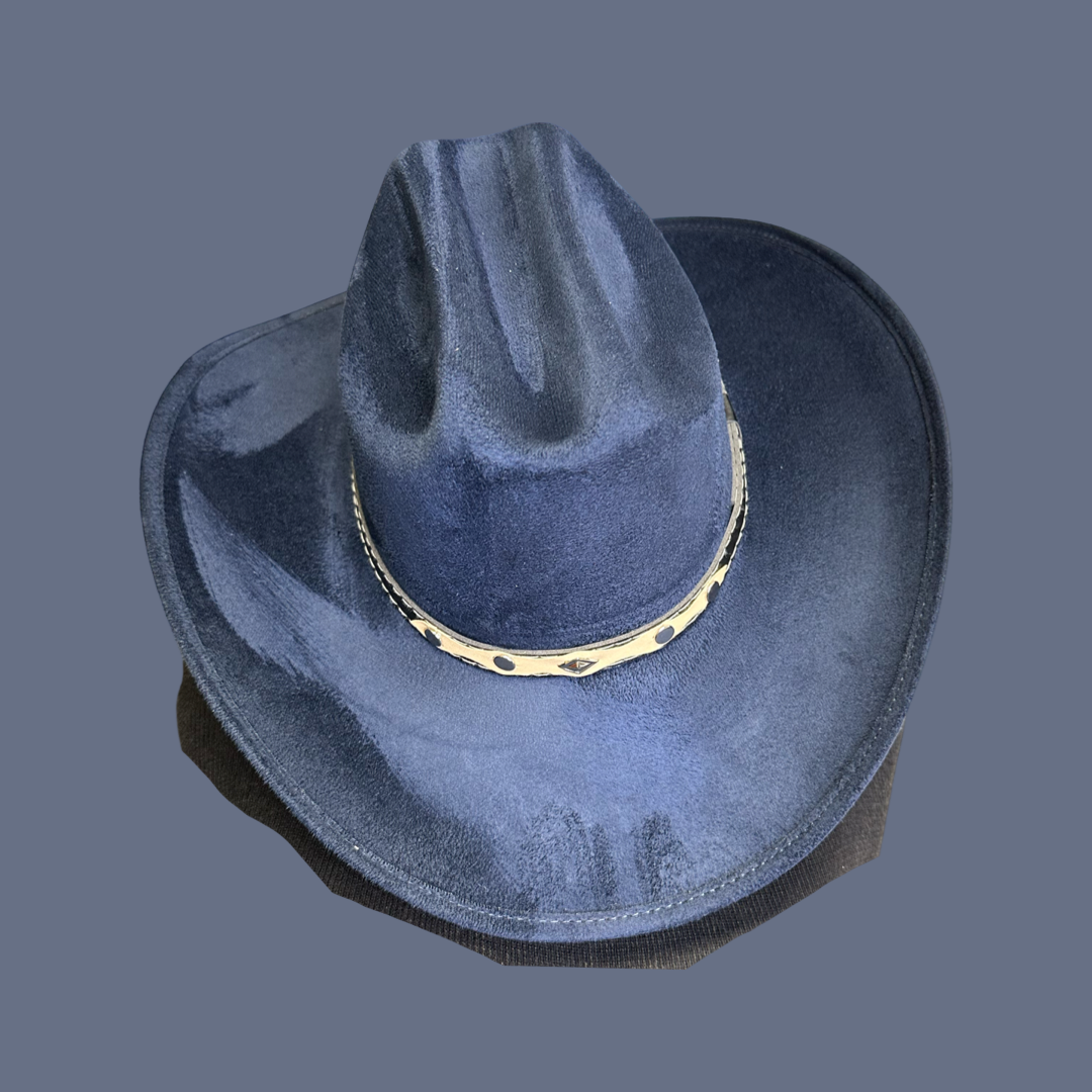 Yellowstone Cowboy Vegan Suede: Ivory / Medium