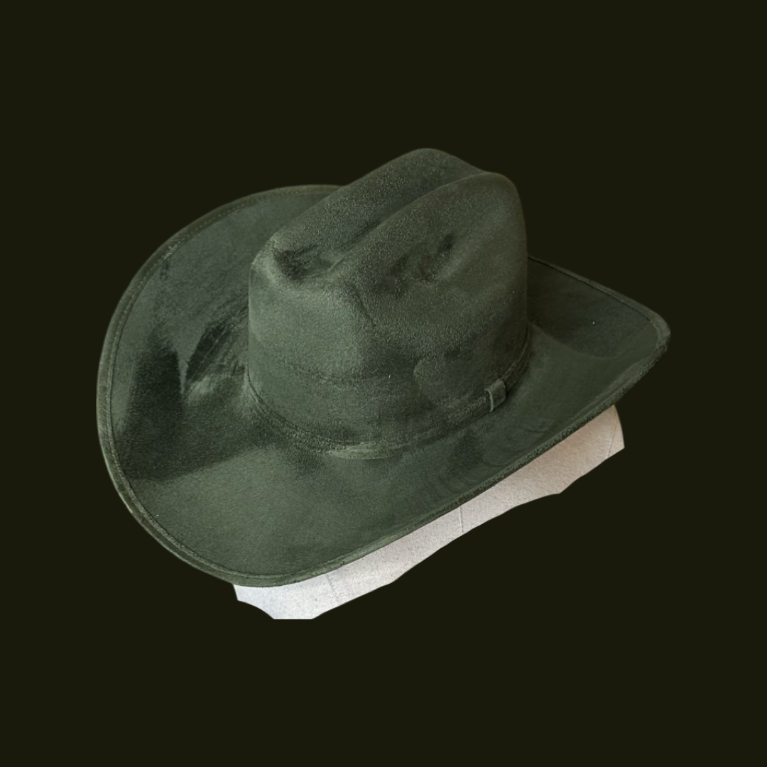 Yellowstone Cowboy Vegan Suede: Ivory / Medium