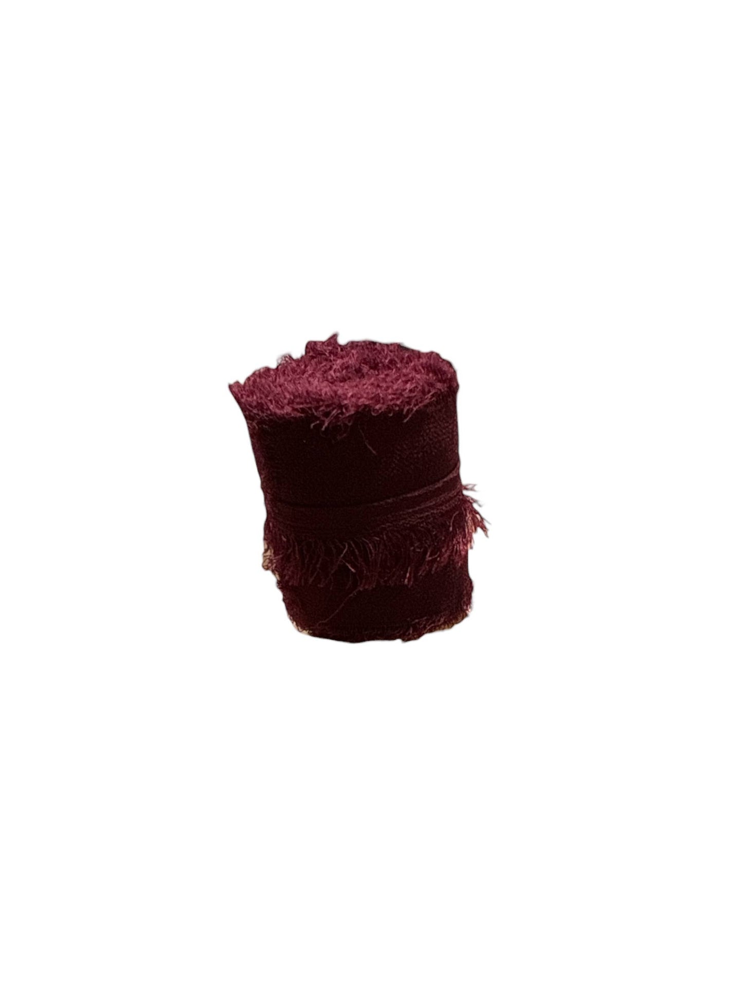 Chiffon Silk Ribbon: Wine