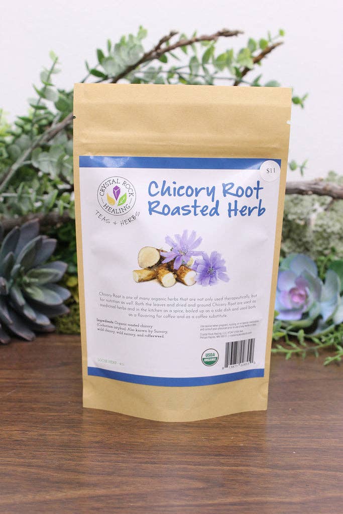 Chicory Root Roasted Loose Herb 4oz Organic